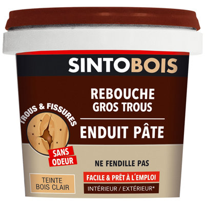 SINTOBOIS Rebouche bois trous et fissures 500 g Bois - vue 2