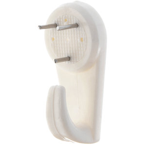 Assortiment de 20 crochets en acier et acier trempé N°1, 2 et 3 pour tous supports béton