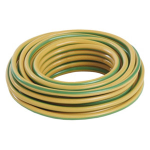 Fil électrique H07VR 6 mm² vert/jaune - 25 m