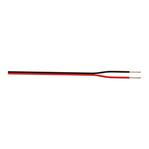 Câble HIFI 2 x 0,75 mm² noir/rouge - 5 m