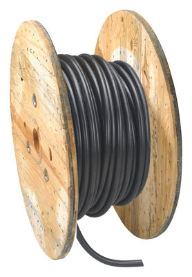 Câble Électrique R2v 3g6 Mm² Noir - 50 M