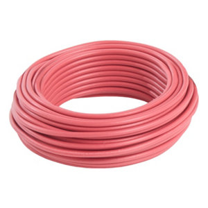 Fil électrique H07VU 1,5 mm² rouge - 25 m