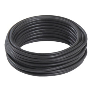 Fil électrique H07VU 1,5 mm² noir - 25 m