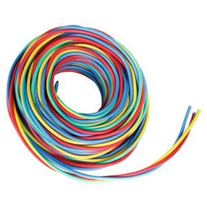 Câble électrique "SpeedFil" H07VU 1,5 mm² vert/jaune/rouge/bleu - 5 m