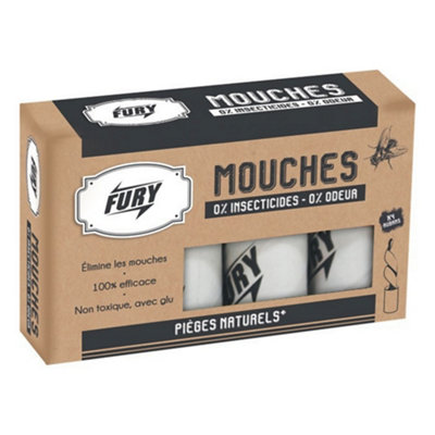 Lot De 4 Rubans Attrape-mouches Sans Odeur