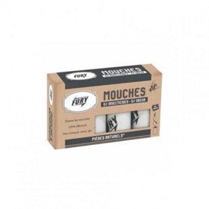 Lot de 4 rubans attrape-mouches sans odeur