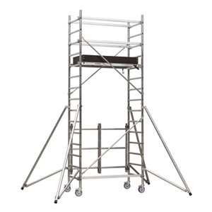 Échafaudage Échafaudage aluminium pliant 5 m