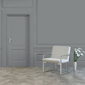 Laque gris acier 2l satin