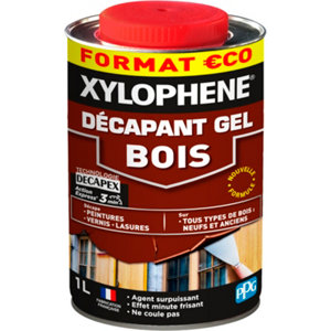 Décapant bois gel pour peintures, vernis et lasures 1 L
