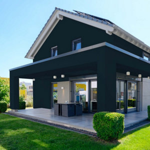 Peinture façade siloxane gris anthracite mat 10 L