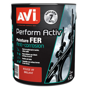 Fer brillant avi 2l rouge vif rouge vif 2 l
