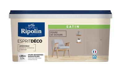 Peinture Mur Intérieur Satin 2,5 L Poivre De Sichuan
