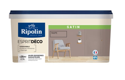 Peinture Mur Intérieur Satin 2,5 L Marron