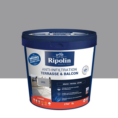 Anti-infiltration Terrasse & Balcon - Gris - 5l