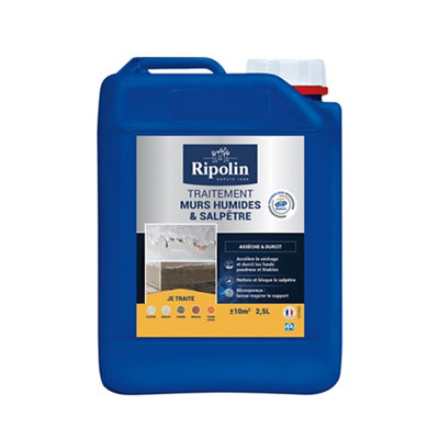 Traitement murs humides et salpêtre intérieur extérieur incolore Ripolin - vue 2