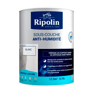 Sous-couche anti-humidité acrylique blanc 0,75 L