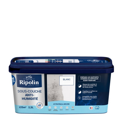 Sous-couche Anti-humidité Acrylique Blanc 2,5 L