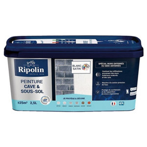 Peinture cave & sous-sol intérieur satin 2,5 L