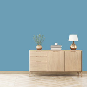 Peinture mur intérieur Satin 2,5 L Bleu moorea