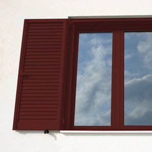 Peinture bois intérieur et extérieur satin 0,5 L  rouge basque