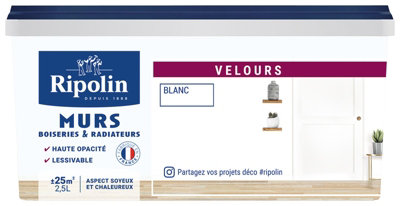 Peinture Intérieur Velours 2,5 L Blanc