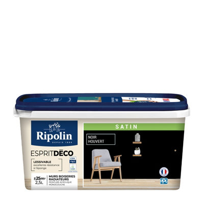 RIPOLIN Peinture Couleur Satin Ultra Couvrante pour Cuisine Chambre Salon Salle Entrée Couloir - vue 10