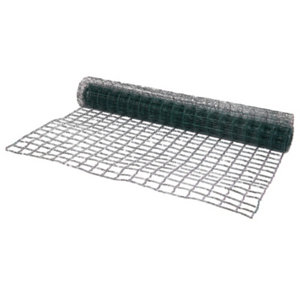 Rouleau grillage soudé vert - 100 x 75 mm - H. 180 cm x L. 25 m