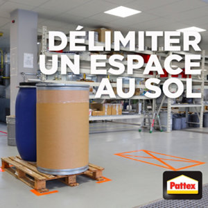 Ruban adhésif extra-fort "Power Tape" orange 50 mm X 25 m