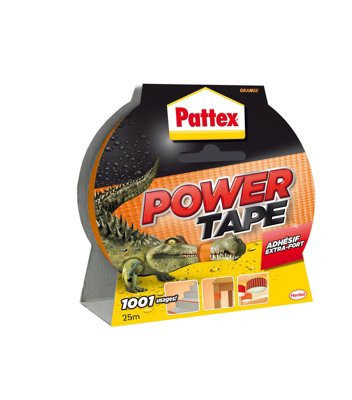 Ruban Adhésif Extra-fort "power Tape" Orange 50 Mm X 25 M