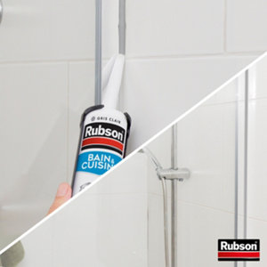 Mastic bain & cuisine, joint silicone multi-matériaux, couleur béton 280 ml