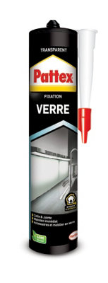 Colle mastic Fixation verre PATTEX 300 g