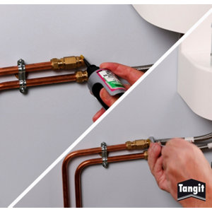 Résine d'étanchéité Tangit Racorétanch métal plus, accordéon de 50 ml