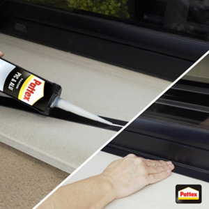 Mastic colle pour fixations sur PVC & Aluminium - cartouche de 450 g