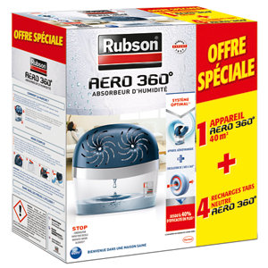 Absorbeur d'humidité + 4 recharges 