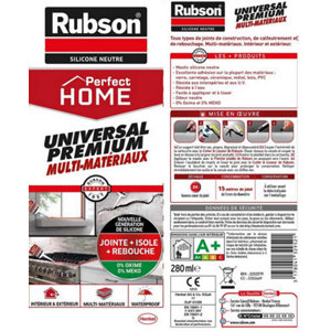 Mastic Perfect Home Universal Premium gris cartouche 280 ml