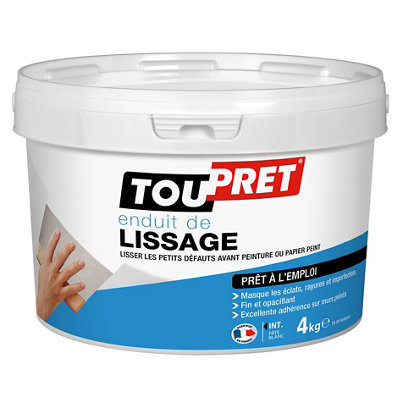 Enduit de lissage prêt à 'emploi Toupret 4kg - vue 1