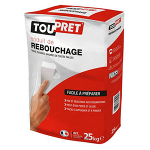 Enduit de rebouchage en poudre 25 kg
