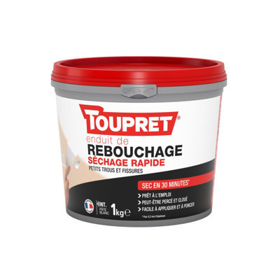 Enduit de rebouchage rapide prêt à 'emploi Toupret - vue 1