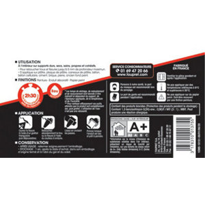 Enduit de rebouchage séchage rapide 1 kg