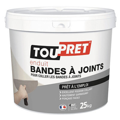 Enduit bande à joint prêt à 'emploi Toupret 25kg - vue 1