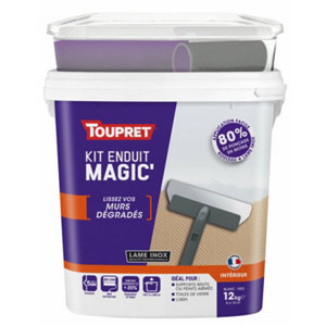 Kit enduit "Magic Liss'" murs dégradés 12 kg