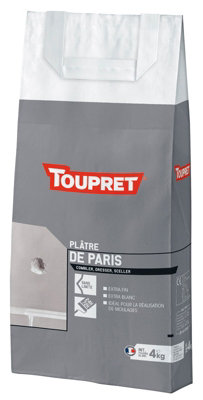 Plâtre De Paris Blanc 4 Kg