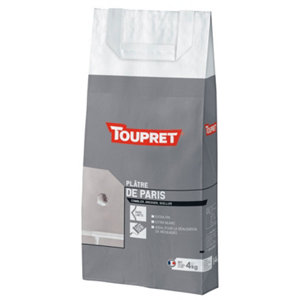 Plâtre de Paris blanc 4 kg