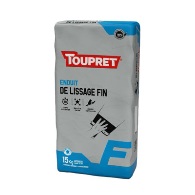 Enduit de lissage pour finition en Toupret 15kg - vue 2