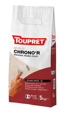 Enduit de rebouchage en a séchage rapide sac de 5 kg Toupret - vue 2