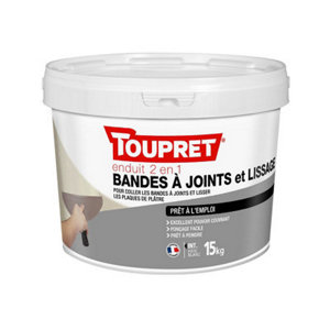 Enduit bandes à joints et lissage en pâte "Bajet" - Seau 15 Kg