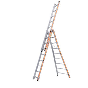 Échelle transformable 3 x 9 aluminium PRONOR