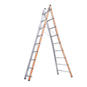 Échelle transformable 2 x 9 aluminium PRONOR
