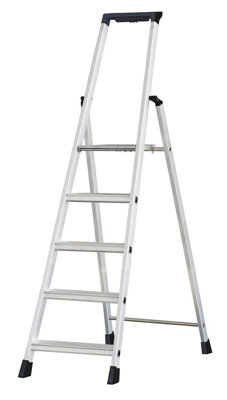 Escabeau pro ARTUB en aluminium 5 marches – Hauteur de travail 2 99 - vue 2