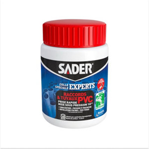 Colle raccords et tuyaux PVC – Pot de 250ml avec pinceau intégré